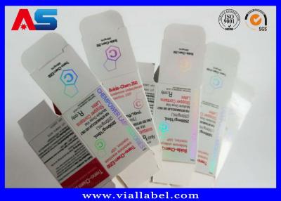 China 250g Peptide Powder 10ml Vial Boxes Custom Printing Waterproof for sale
