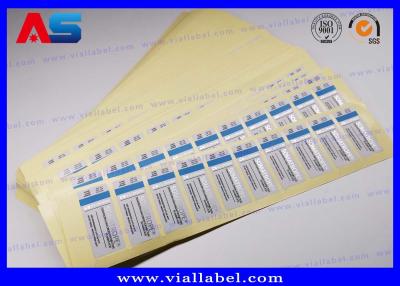 China Water - Proof 2 Dram Vial Labels Peptide Bottle Sticker For Bodybuilding Peptide Hcg for sale