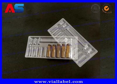 China Pharmaceutical Plastic Blister Packaging For Peptide Glass Vials 3pcs 2mL Vial / 10pcs 2ml + 10ml for sale