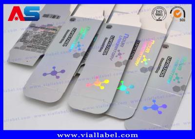 China Caixas e etiquetas de vidro holográficas dos tubos de ensaio do conta-gotas do laser 15ml à venda