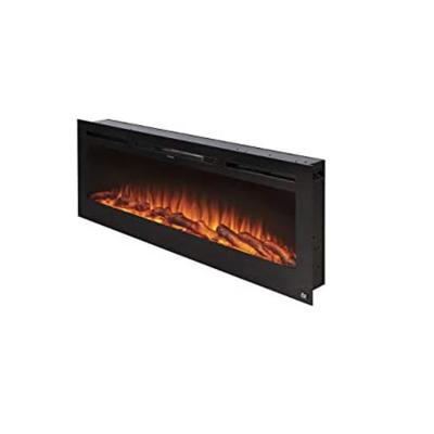 China Household Indoor 9 Colors Flame Fire Place Heaters Fireplaces Linear Electric Fireplace Stoves Wall Mounted for sale
