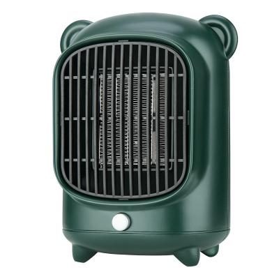 China NO App-Controlled 500W Cute Design PTC Ceramic Room Desk Electric Hot Air Fan Heater for sale