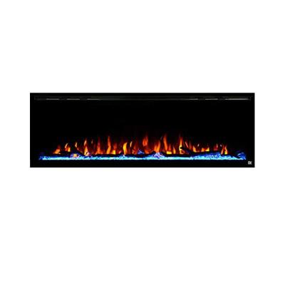 China Electric Decorative Elektro Kamin Wall Mounted Fireplace 40-In Self-Checking Function for sale