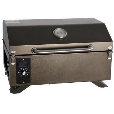China Versatile LED Control Outdoor Barbecue BBQ Electric Wood Pellet Grill Smoker 59*44*34.5 for sale