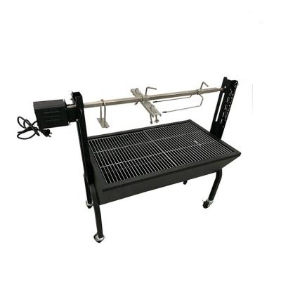 China Powder Coated Automatic Rotating Rotisserie Lamb Rotated BBQ Grill for Easy Assembly for sale
