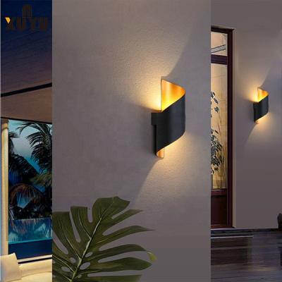 China S Shaped Outdoor Wall Lantern Sconce 3W/9W 4000K For Courtyard for sale