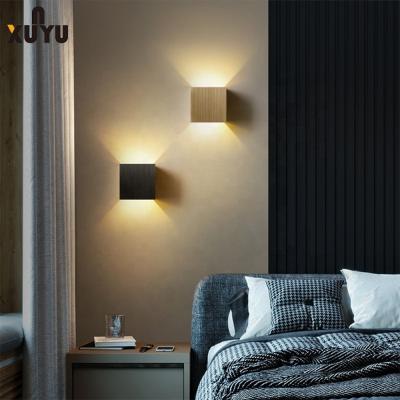 China Multicolor Brushed Square Wall Light 1080lm Up And Down Lighting for sale