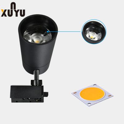 China Commercial 80LM/W LED Track Spotlight 20W Ceiling Led Track Lighting for sale