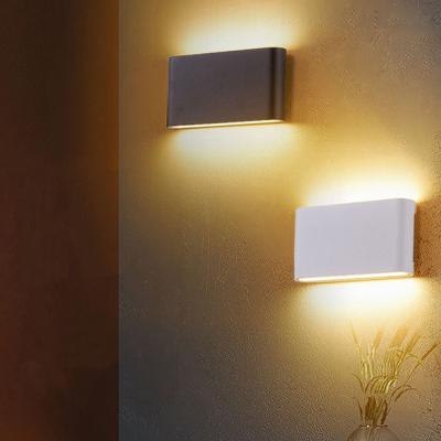 China Ultra Thin Living Room Bedroom Bedside Double Head Wall Light 6w 12w Waterproof for sale