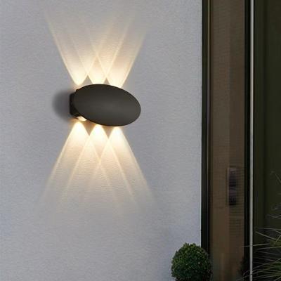 China IP65 Outdoor Waterproof Wall Light 4W 6W 8W Up And Down Lighting Wall Lamp for sale