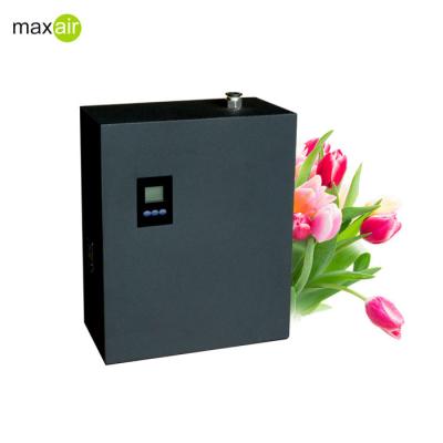 China 1000ml Wall Mountable HVAC Large Area Scent Diffuer Black Metal for sale