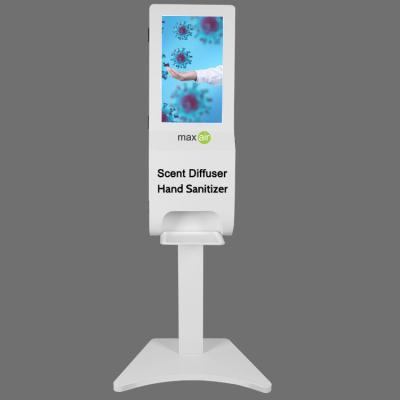 China LCD Advertising Player And Touch Free Auto Hand Sanitizer Dispenser And Scent Diffuser for sale