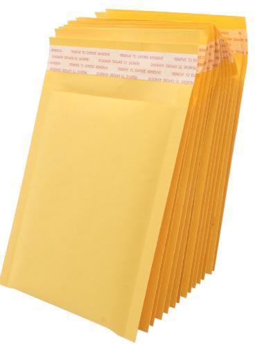 Unipack Kraft Paper Bubble Envelope Customizable Shipping Packaging Bags Bubble Mailers with Logo