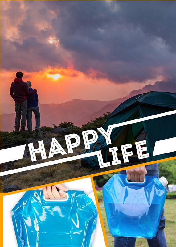 5 Liter Food-Grade Outdoor Storage Plastic Water Bag