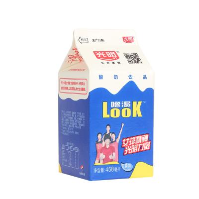 China Gable Top Milk Box Packaging 1000ml  ISO 9000 FSSC 22000 for sale