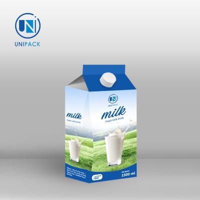 China Large Capacity Fruit Milk Box Packaging Environmental Friendly for sale