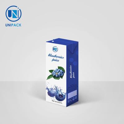 China Premium Milk Box Packaging Printable Matt Lamination Recyclable for sale