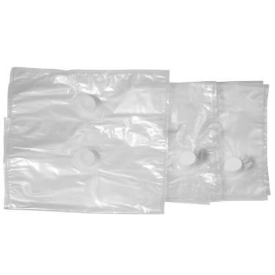 China UNIPACK 10L 20L Egg White Transparent Bag Clear Bag in Box Aseptic BIB bags for sale