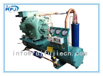 中国 低温貯蔵部屋3-10HP 380V/50HZ/3Phase、440-480V/60HZ/3PHのための冷却された冷凍の凝縮の単位Bitzerに水をまいて下さい 販売のため