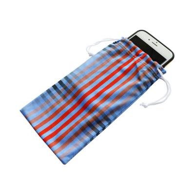 China 20x10.5cm Bolso de teléfono de microfibra 160-230gm tapa de bolsillo de teléfono para mayorista en venta