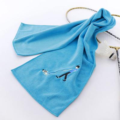 China Customized Weight Size Color Sweat Absorbing Sports Towel for sale