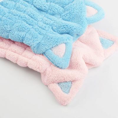 China 80% Polyester 20% Polyamide Microfiber Hair Towel Highly Durable Customized Weight for sale