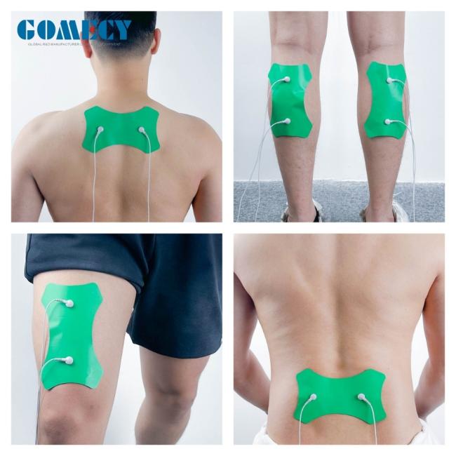 electrotherapy pads treatment areas