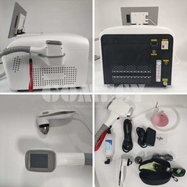 Portable Diode Laser Machine, 2 in 1 Hair Removal Device, Skin Analyzer Beauty Equipment, Triple Wavelength Laser System, Professional Hair Removal Machine, TEC Cooling Diode Laser, 808nm Diode Laser Device, Multi Wavelength Laser Hair Removal, Sapphire Contact Cooling Laser, Permanent Hair Removal Equipment