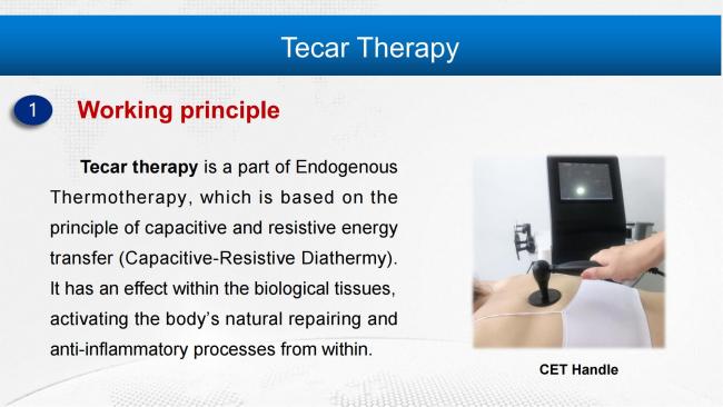 Tecar Shockwave Ultrasound 3 in 1 Therapy Machine Supporting Natural Repairing Processes and Alleviating Pain in Sports Trauma and Neuropathies
