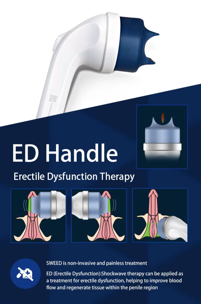 ED treatment focus Shockwave focused shock wave physiotheray equipment