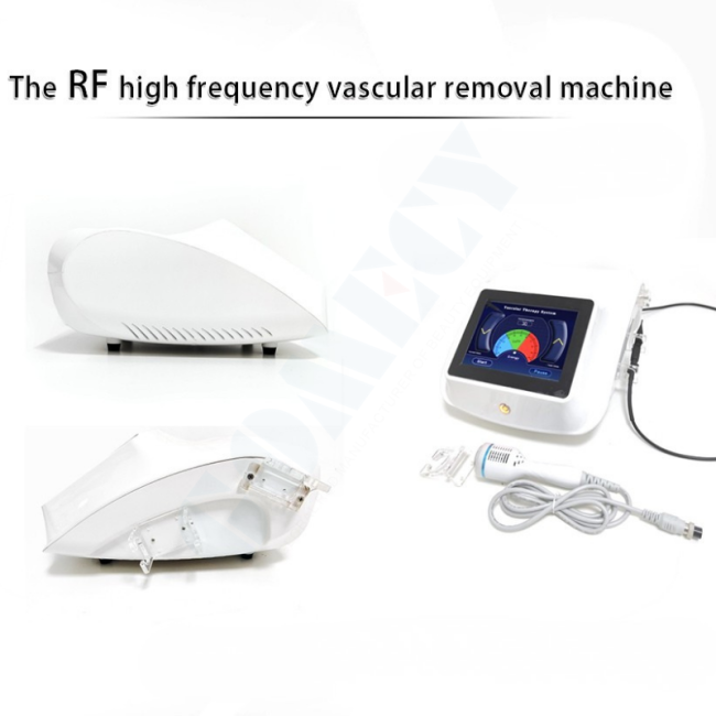 Dual Function RF Vascular Care And Electrolysis Hair Removal Device For Facial Redness Treatment