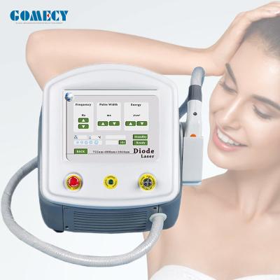 China High Power Portable Diode Laser Hair Removal Machine 755nm 808nm 1064nm 3 Wavelength for sale
