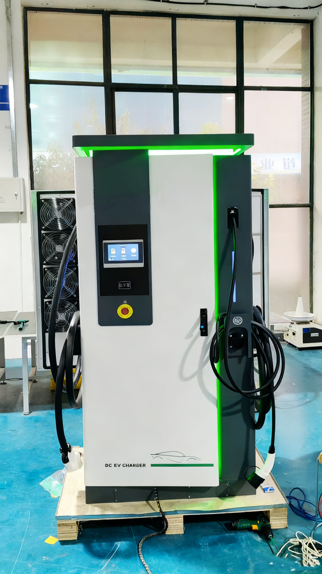New Three Gun 60KW 120KW 150KW 180KW DC EV Charging Station Floor-Mounted CCS1 CCS2 GBT OCPP for Commercial Electric Cars