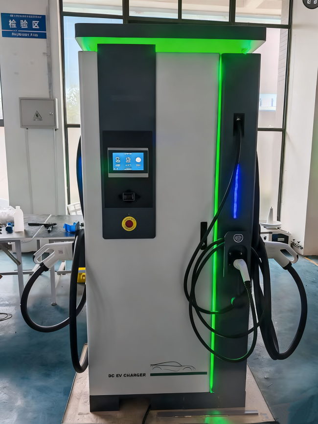 New Three Gun 60KW 120KW 150KW 180KW DC EV Charging Station Floor-Mounted CCS1 CCS2 GBT OCPP for Commercial Electric Cars