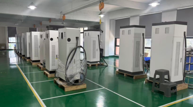 Wall-Mounted 20KW/30KW/40KW New Electric Car Charger 3 Phase DC EV Charging Pile Commercial DC EV Charging Pile