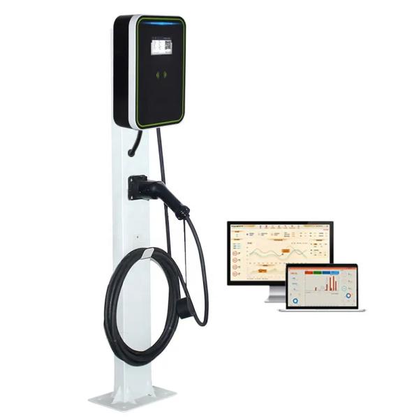 Quality OCPP 1.6J 32A 3 Phase Wallbox EV Charging Pile 7kw - 22kw 380V Wallbox Electric Car Charger for sale