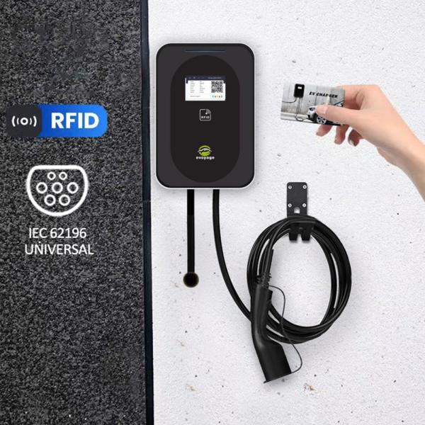 Quality 16A / 32A Wallbox Home EV Charging Station 22KW 11KW 7KW 1 / 3 Phase IEC 62196-2 Plug for sale