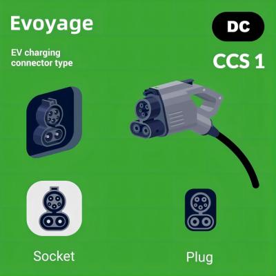 China CCS Combo 1 150A / 200A Conectores de carregamento de carros elétricos Carregador rápido EV de fase única à venda