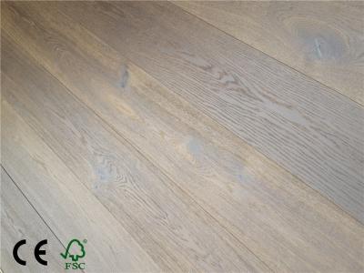 China Oak Engineered Flooring,Smoked Brushed,chemical treated for sale