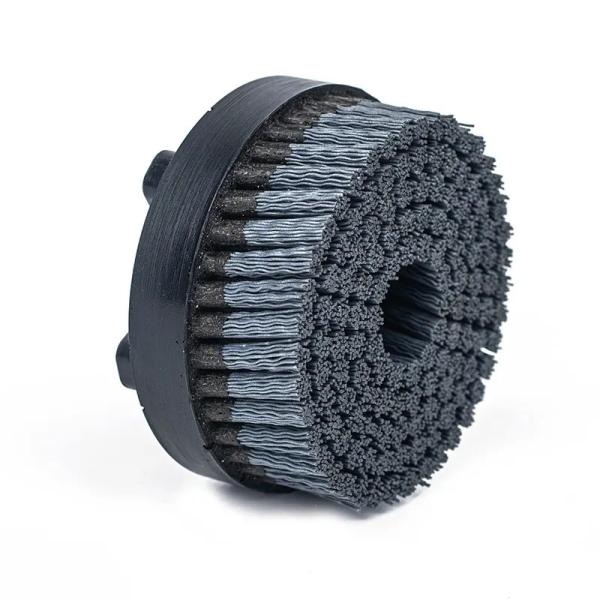 Quality OEM Grinder Brush Disc Wheel Round Shape for Industrial Decontamination for sale
