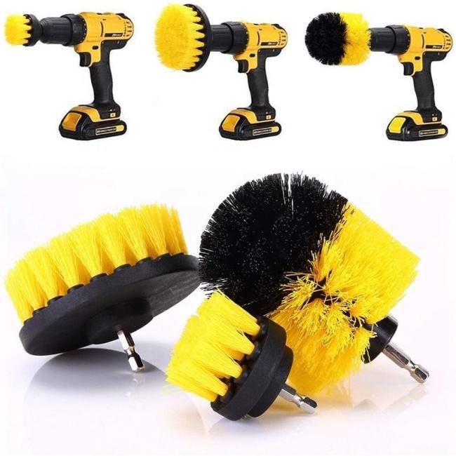 Drill Scrubber Brush Set