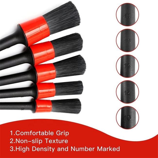 Auto Detail Brush Set