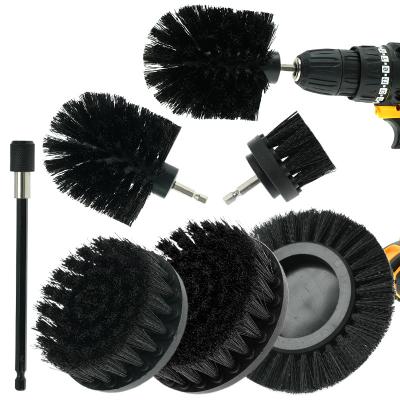 China High Quality Brush Automotive Detailing Strong Cleaning Ability Drill Accessory Spin Scrubber Brush Set for sale
