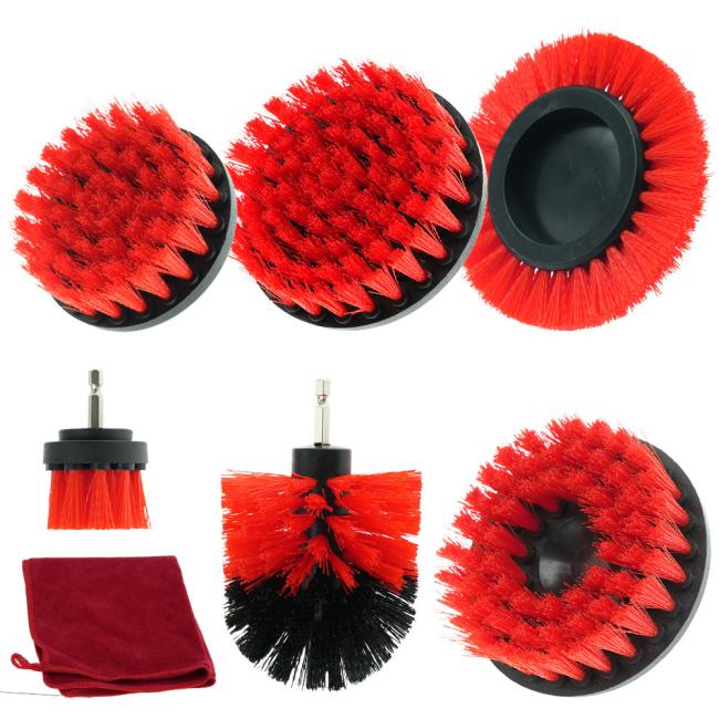 Drill Scrubber Brush Set