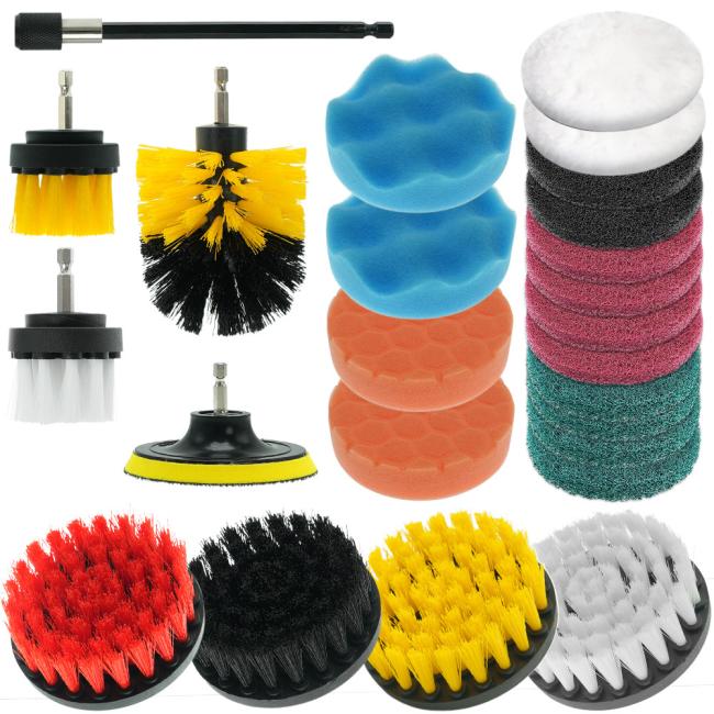 Drill Scrubber Brush Set