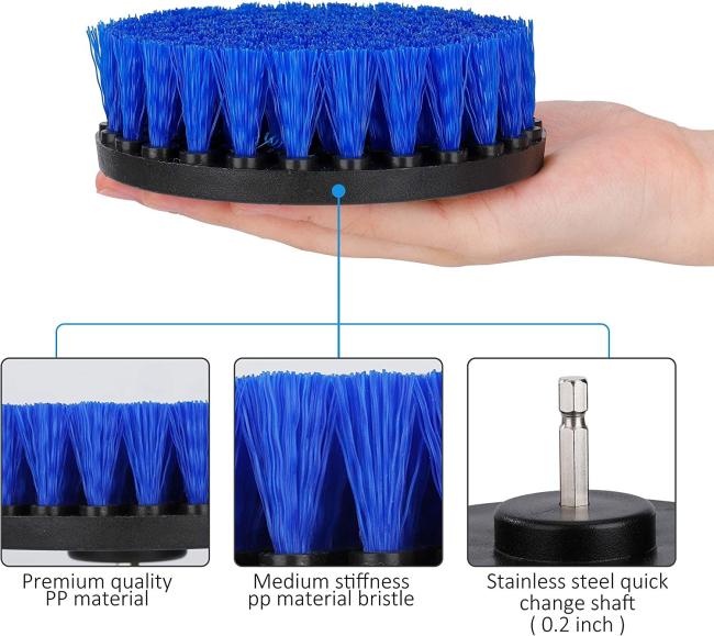 Drill Scrubber Brush