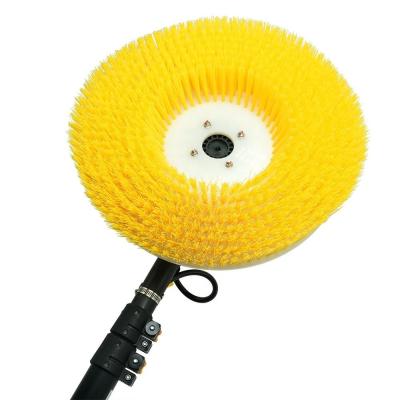 China Window Solar Panel Cleaning Brush Photovoltaic Solar Cleaner Wiper Scourer for sale