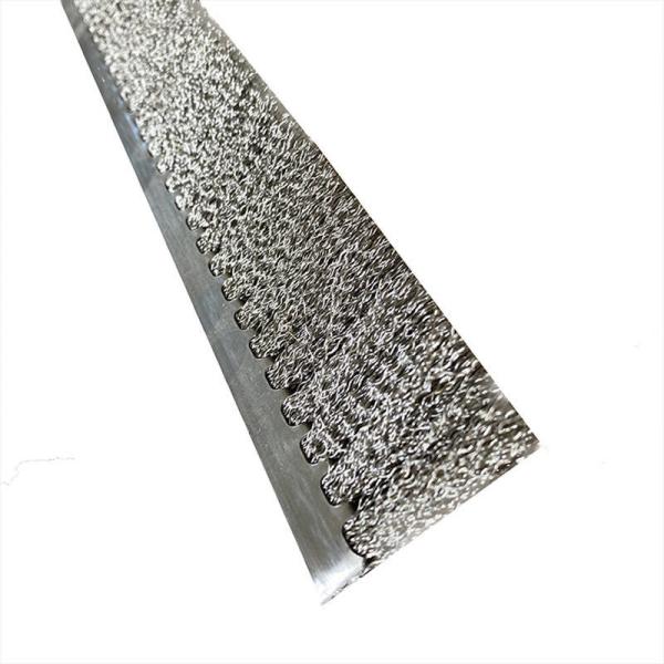 Quality 20mm Door Industrial Strip Brush Crimped Steel Wire Metal for sale