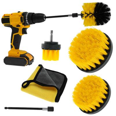 China Multi Functional Drill Brush Attachment Easy To Attach Detach Color Customized for sale