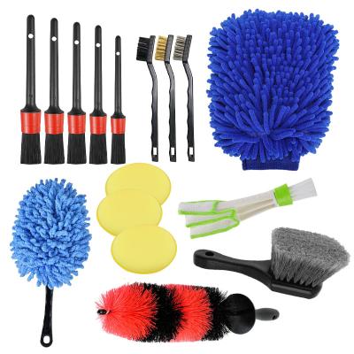 China Car Detailing Brush For Professional Clean Nylon Bristles for sale